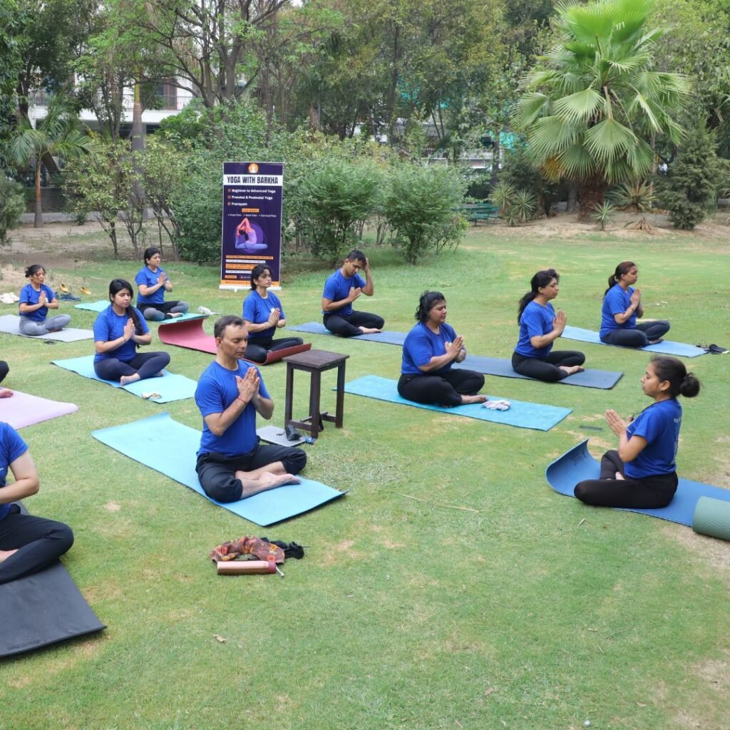 Best Yoga Class in Noida. Top Yoga studio near me. Yoga with Barkha