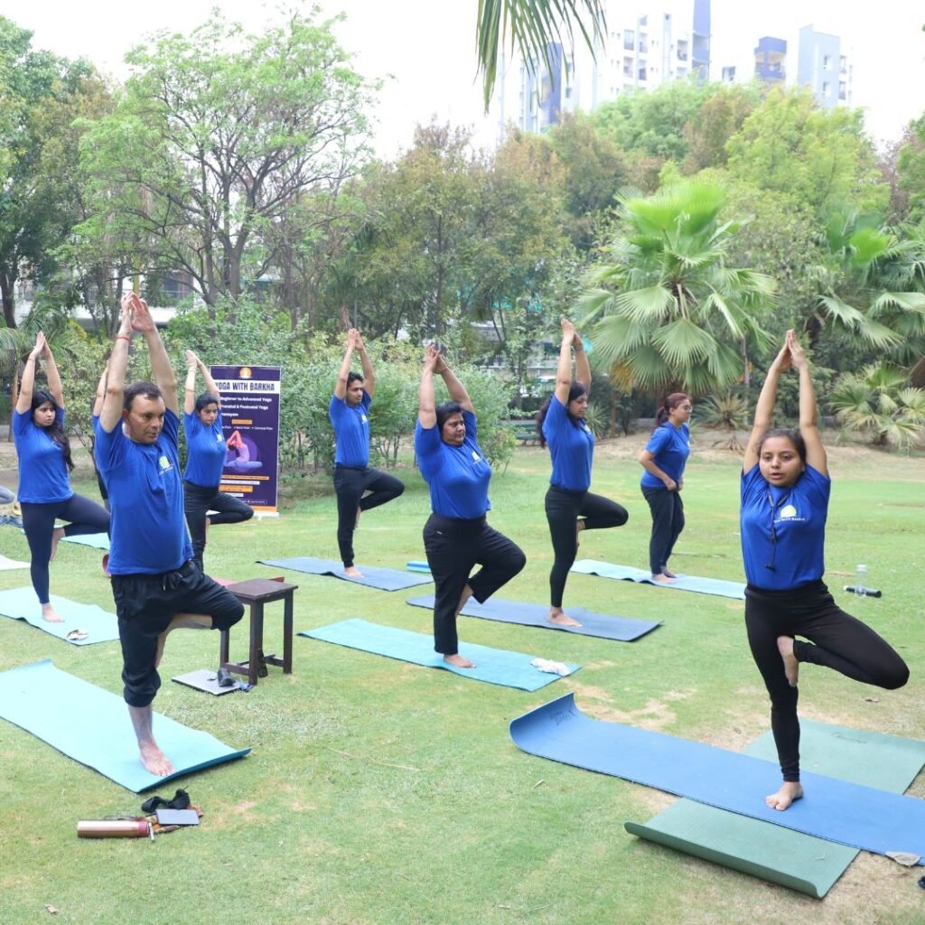 Best Yoga Class in Noida. Top Yoga studio near me. Yoga with Barkha